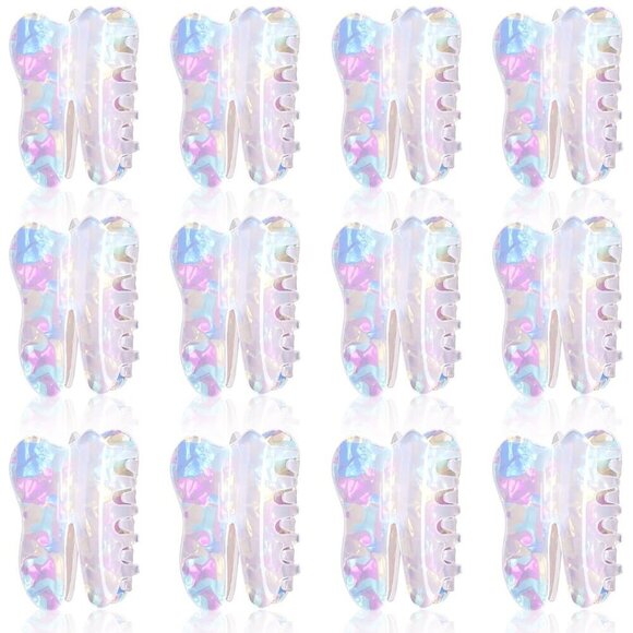 Dental Hair Claw Clips Bulk Tooth Shape Hair Accessories for Women Girls